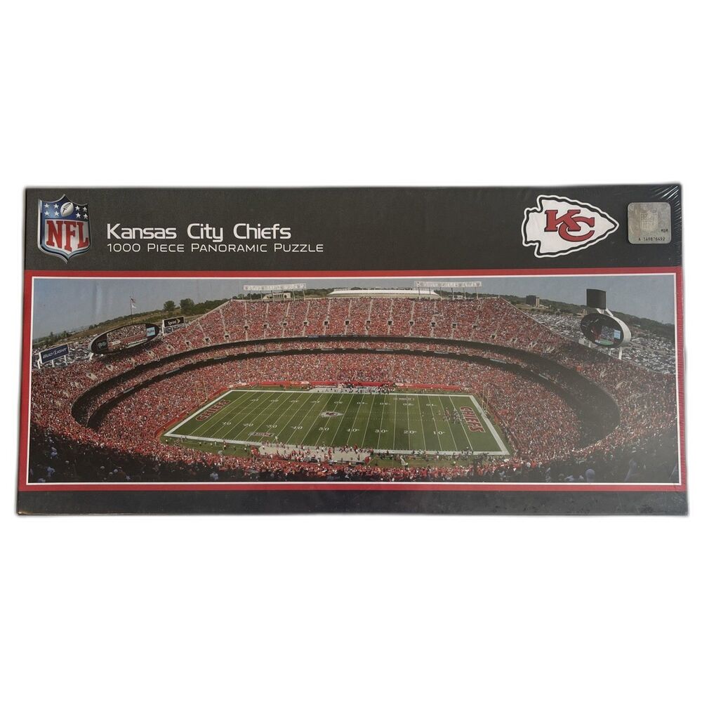 MasterPieces Kansas City Chiefs NFL 1000 Piece Panoramic Jigsaw Puzzle 2013 New